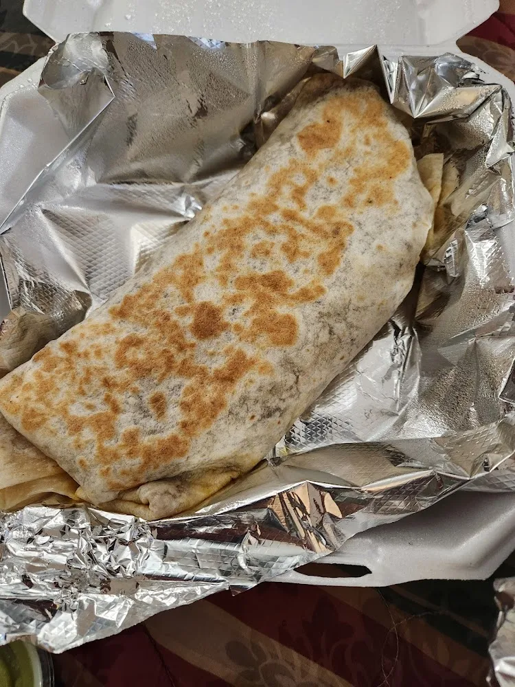 Steak and Ground Beef Burrito